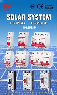 เบรกเกอร์DC MCCB 2P ขนาด 100A/125A/150A/250A รุ่น LWM1-125 PV /LWM1-250PV ยี่ห้อ LW แบตเตอรี่เบรกเกอ