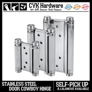 Stainless Steel Cowboy Hinges Cowboy Door Double Action Spring Hinges 3"/4"/5''
