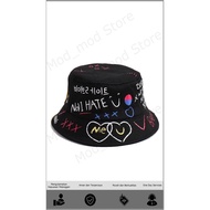 SCREEN-PRINTED BUCKET HAT BADDAS BUCKET HAT/ MODERN BUCKET HAT/ BUCKET HAT