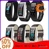 Smart AK12 Men Women Heart Rate Band Sleep Monitor Blood Pressure Fitness Tracker Waterproof Color Screen Sports Watch