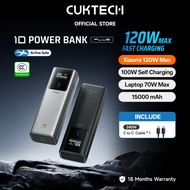 【3C  Certification】CUKTECH 120W Fast Charging 15000mAh Powerbank Xiaomi 120W Max Samsung 45W iP16/15