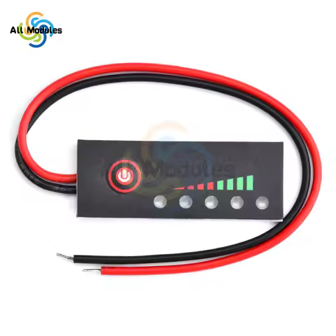 1S 2S 3S 4S 5S 6S 7S Battery Level Indicator 18650 Lipo Lithium Capacity Tester Meter 12V 24V 36V 48