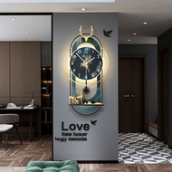 Wall Clock Mute Large Wall Clock Acrylic Material Light Luxury Atmospheric Clock Wall Hanging Restaurant Clock