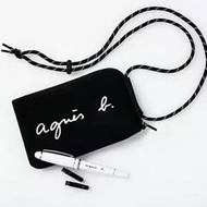 全新正版 Agnes B 品牌手機證件斜背包 / Agnes B multi function cross body bag