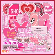 PINK VOL 6 STICKERS AESTHETIC CUTE COLOR WATERPROOF STICKER FOR TUMBLER LAPTOP LUGGAGE AQUAFLASK