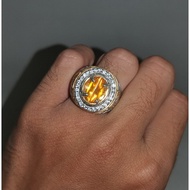 MATA Cat eye Gemstone Ring Opal Cat's eye Yellow Gold