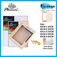 Phoenix Artist Stretch Canvas with Outer Floating Mirror Frame (Cotton Fine Grain, Deep Edge Frame) 