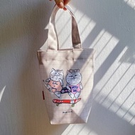 我是貓 我很懶 環保飲料提袋