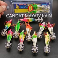 CANDAT MAYAT PN P&N Made In Thailand Luminous Glow in the dark squid Jig