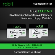 RABIT Micro SD Card 64GB 128GB 100MB/s - Legend Series / CCTV Memory Card / SD Card / Memory Card