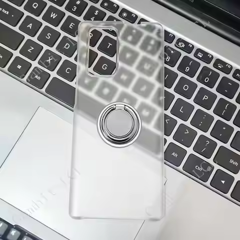For LG Wing 5G LMF100N, LM-F100N, LM-F100V, LM-F100 Back Ring Holder Bracket Phone Cover TPU Soft Si