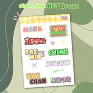 Name NCT Dream Sticker