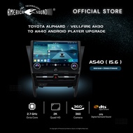 AMERICA SOUND TOYOTA ALPHARD / VELLFIRE AH30 TO AH40 ANDROID PLAYER UPGRADE ( 8GB RAM + 256GB STORAG