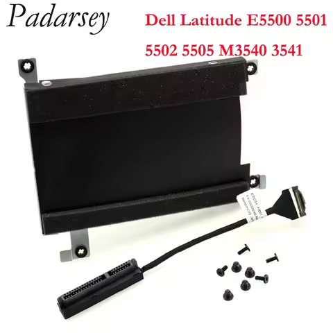 Padarsey SATA Hard Drive Cable 78RF8 w/ HDD Caddy ND8N9 for Dell Latitude 15 5510 5511 5500 5501 550