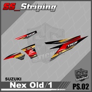 Nex 1/Old Variation Striping List Sticker - Nex 1/Old Striping. PS.002