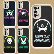 R118 Overwatch Game Casing for OPPO A94 A74 Reno 5 A92 A16 A16s A54S A95 A72 4 A55 A52 6 5G White