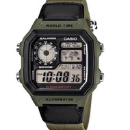 Casio AE 1200/AE-1200 Canvas Watch