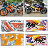 HONDA NSR150 NSR RR STRIPE BODY STICKER COVER SET STICKER MOTOR REPSOL STICKER