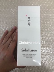 (新版 200ml) ~Sulwhasoo 雪花秀順行柔和潔顏泡沫 (Sulwhasoo Gentle Cleansing Foam) 到期日: 2023年 11月