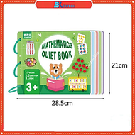 Sách bóc dán toán học cho bé, Học liệu bóc dán toán học Montessori - Hàng chính hãng