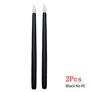 2pcs Lampu Lilin Kecil Elektrik Panjang LED Lilin Hias Tall Longstick Lampu Elektrik Dekorasi Rumah