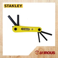 STANLEY HEX KEY SET 5 PCS (3/16'' 7/32'' 1/4'' 5/16'' 3/8'') 69-260