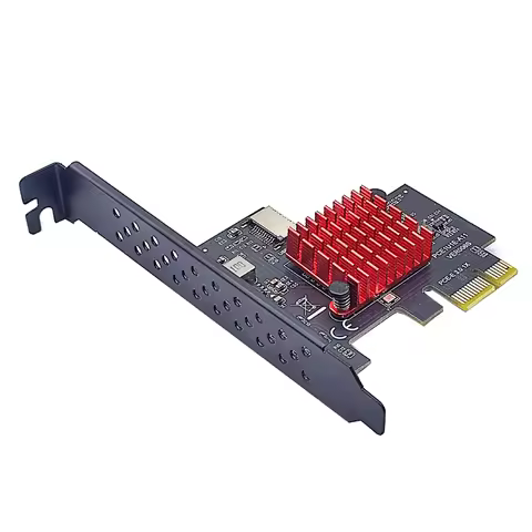 Type-E A-Key Front Panel Header Card USB 3.2 Gen2 10Gbps PCI Express 3.0 x1 Adapter Riser Controller