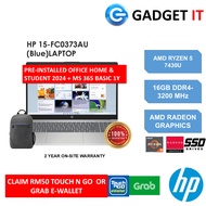HP 15-FC0373AU / 15-FC0422AU LAPTOP (RYZEN 5 7430U,16GB,512GB SSD,15.6" FHD,RADEON GRAPHICS,WIN11) F