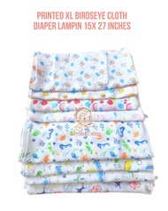 6pcs Printed Birds Eye Lampin Cloth Diaper Birdseye Lampin