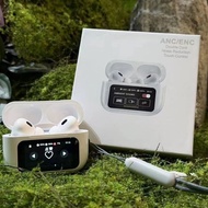 Latest wireless Bluetooth Earphone with Typc-C port Smart Touch Screen  ANC Noise Cancelling  Blueto