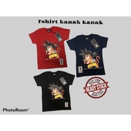 T Shirt Budak Goku Baju Kanak Kanak Lelaki Dan Perempuan (2tahun-12Tahun)