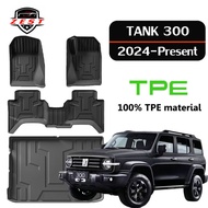 【Ship from Malaysia】TANK 300 Car floor carpet【2024 - Present】Automotive Floor Mats Car Carpet TPE ma