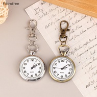 Fitow 1Pc Fashion Round Dial Pocket Watches Nurse Pocket Watch Keychain Fob Clock With  Vintage Cute Key Ring Chain Watch FE