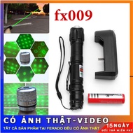 Đèn laze laser Fx009 tia xanh lá CHUẨN CAO CẤP (Kèm sạc pin)