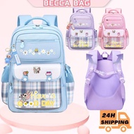 (In stock)Labubu backpack primary school bag  kids school bag ergonomic school bag lightweight backp