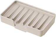 Mellina M734 SMG Soap Tray, Smart Gray, W 5.5 x D 3.5 x H 1.1 inches (13.9 x 9 x 2.8 cm), Made in Ja