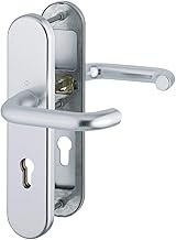 SH Paris handle set on long plate PZ72, 42-47, without Kzs, silver elox; 1 set