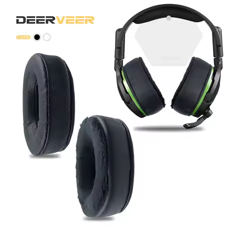 DEERVEER Replacement Earpad For Turtle Beach Stealth 300 400 500 600 Headphones Thicken Memory Foam 