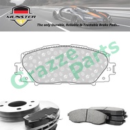 Münster Disc Brake Pad Front for Perodua Alza (Facelift) MPV 1.5 5MT 4AT 2014