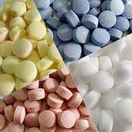 Mineral Salt Tablets for Aquariums - 4-Color Mineral Salt Tablets to Support Aquarium Fish Raising