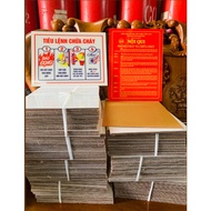 Rules Table - Mica Orders - No Fire No Medicine MIca - Mica Fire Extinguisher Place Table