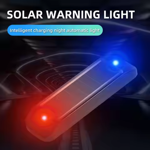 Solar Power Warning Light Car Motorcycles Led Flashlight Indicator For Piaggio Zip Accessories Tdm 9