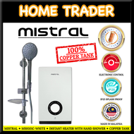 MISTRAL ✦ ELECTRIC INSTANT WATER HEATER WITH ROUND RAIN SHOWER ✦ COPPER TANK ✦ MSH101C ✦ MSH101C-WH ✦ MSH101C-BK