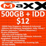 [M1 Maxx] $12 Maxx 500GB 5G (30 Days) / Renewal Plan / Mobile Topup / Recharge
