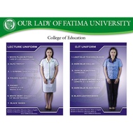 QUALITY OLFU EDUCATION UNIFORM | FAST SHIPPING | OUR LADY OF FATIMA UNIVERSITY