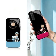 Kucing anime Glass casing for Honor X50i/X6/Honor X6a/Honor X6b/X7A/X8A/Honor X8b/X9A/Honor X9b/X9C/