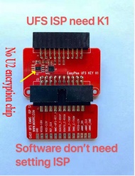NEW EASY Plus UFS key K1 + eMMC ISP 2 IN 1 Adapter for UFS Socket / EMMC Socket work（U2 position wit