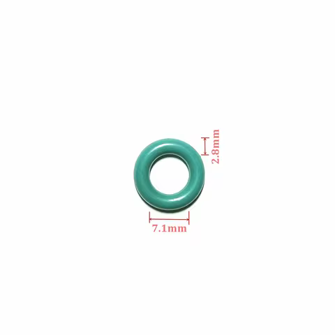 50Pcs FKM Rubber Orings 7.1*2.8mm for Toyota Car Fuel Injector Seal Repair Kits (AY-O2098)