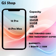 SECONDHAND USED 13P 128GB & 256GB & 512GB & 1TB / 13PM 128GB & 256GB & 512GB & 1TB