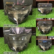 head lamp zhipat lampu depan Led smoke lens Lc135 y125 y15 ex5 wave100